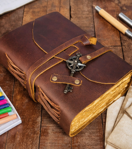 Diario vintage pelle - in,